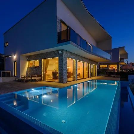 Villa Ramarin 1 With Heated Pool, Jacuzzi And Sauna By The Sea In Rogoznica Rogoznica  Exterior photo
