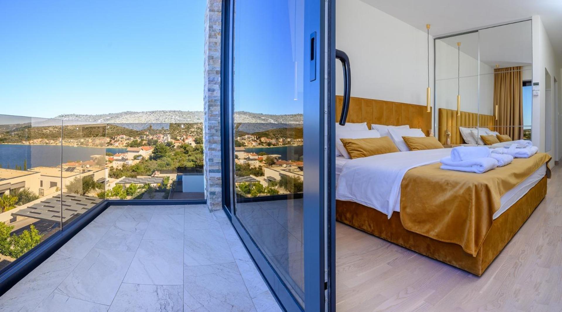Ramarin 1 With Heated Pool, Jacuzzi And Sauna By The Sea In Rogoznica Villa Rogoznica (Sibenik-Knin)