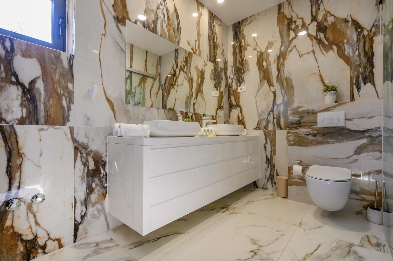 Ramarin 1 With Heated Pool, Jacuzzi And Sauna By The Sea In Rogoznica Villa