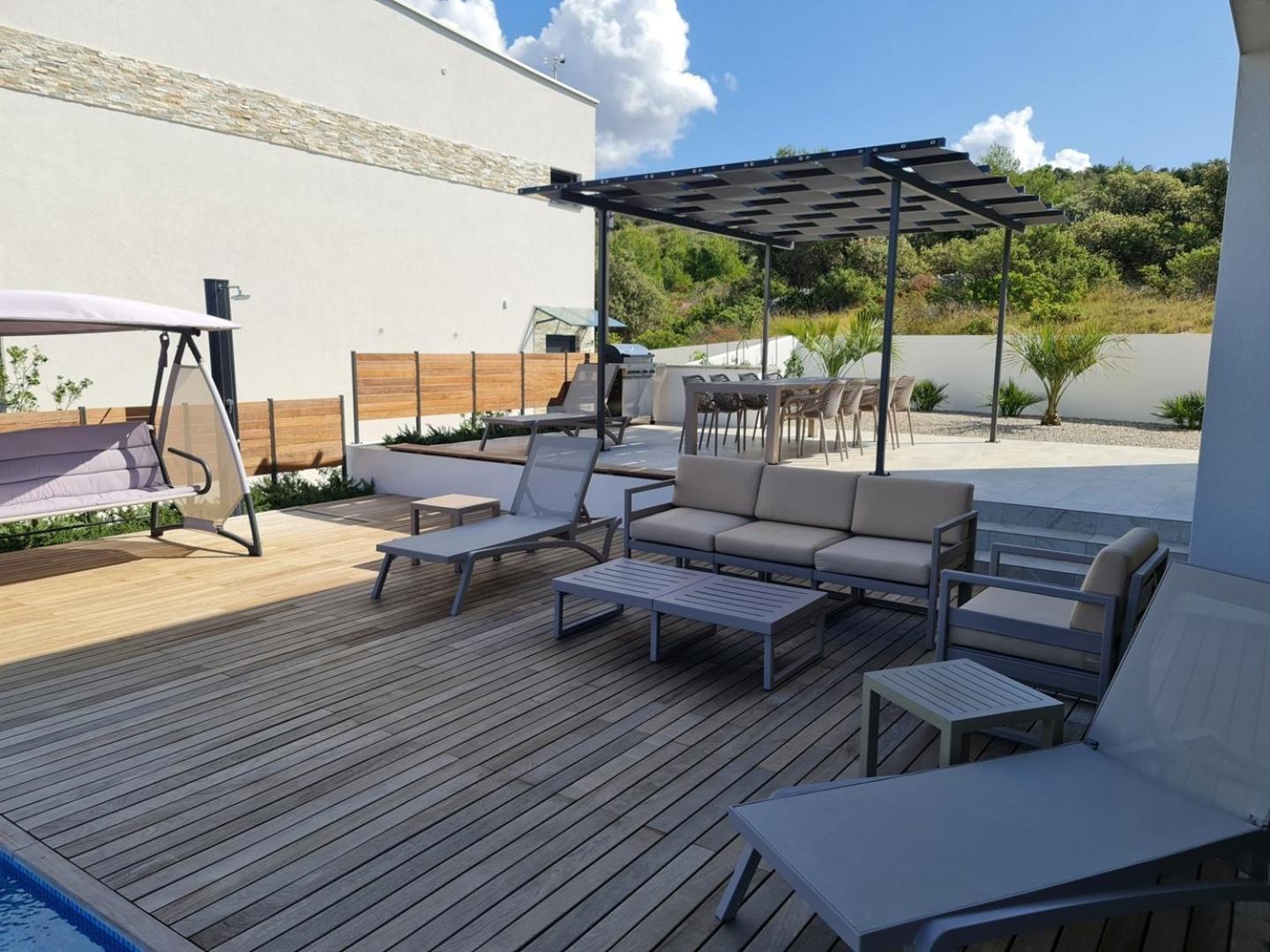 Ramarin 1 With Heated Pool, Jacuzzi And Sauna By The Sea In Rogoznica Rogoznica (Sibenik-Knin)